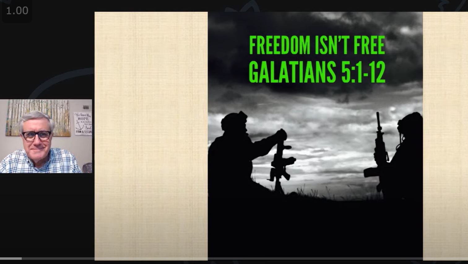 Freedom Isn’t Free (Galatians 5:1-12)