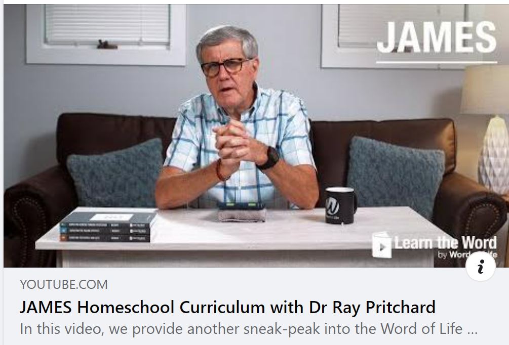 New Video: James  for WOL Homeschool Curriculum