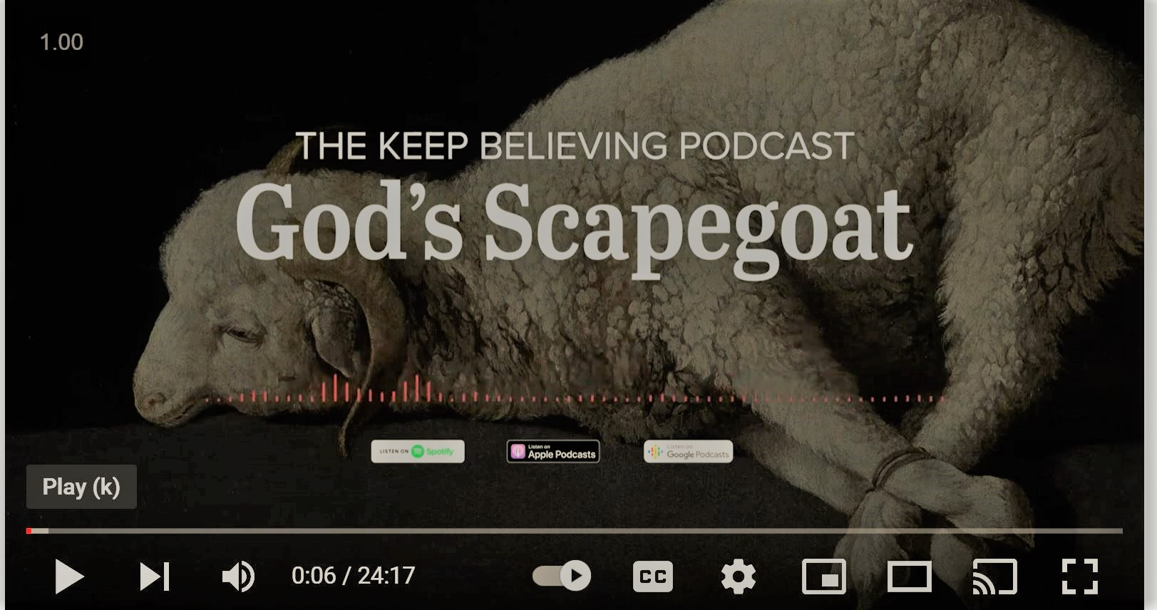 Listen to “God’s Scapegoat,” the AFR Easter Special