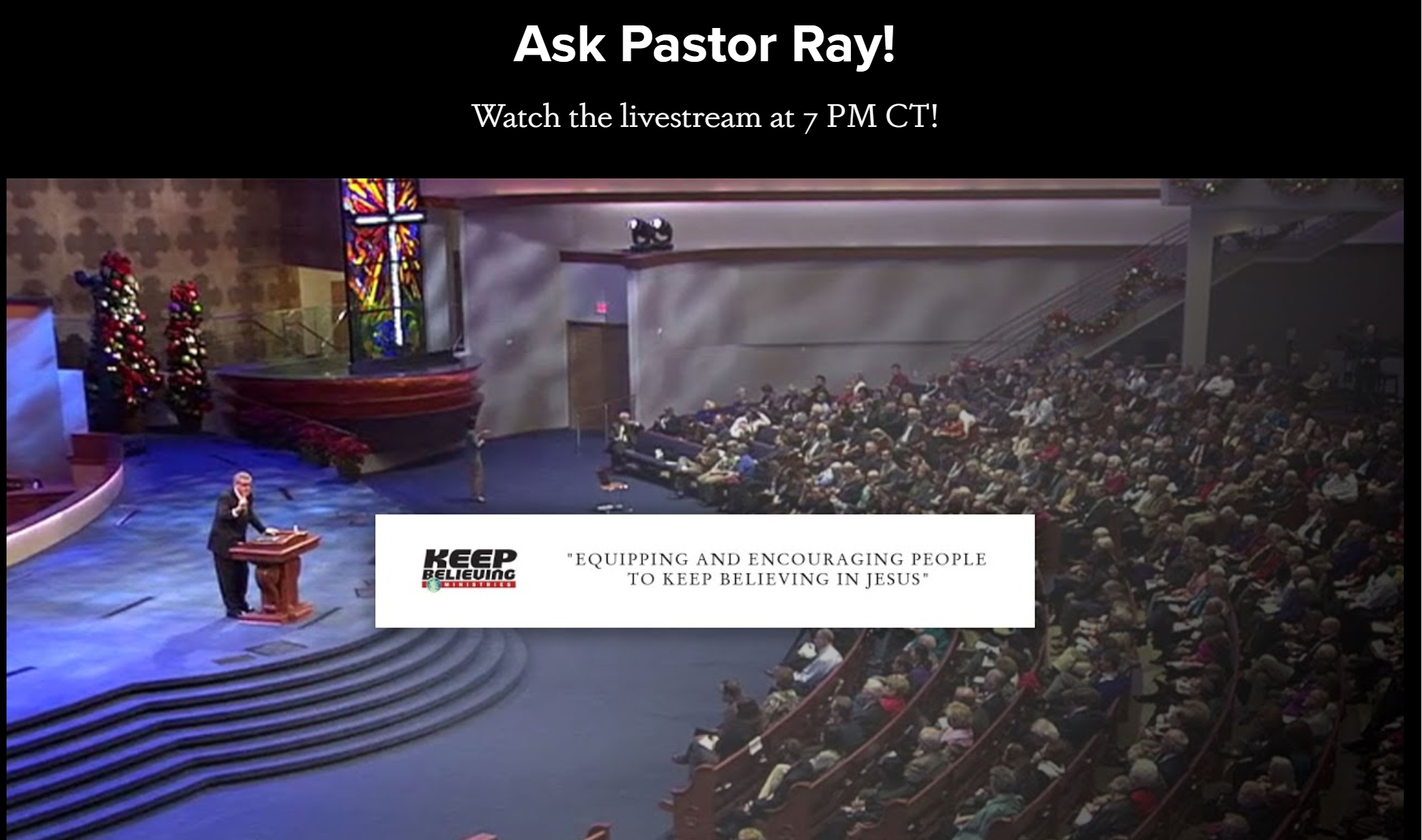 Ask Pastor Ray!